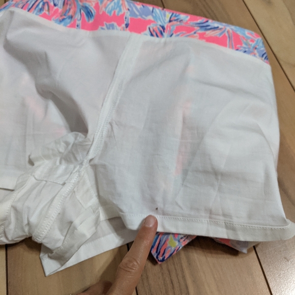 EUC! Lilly Pulitzer January Skort Flamingo Pink Nice Stems Size 2 - Picture 14 of 14
